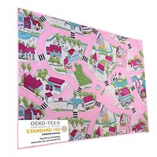 Spielteppich Straße für Kinder - Oeko-Tex zertifiziert, rutschfest, waschbar