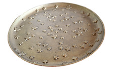 Dekoteller 40 cm Altgold •