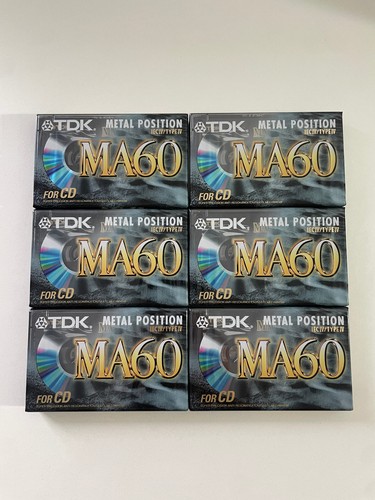 Tdk audio kassetten - 6x, ma