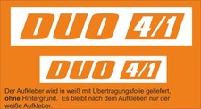 DUO 4/1 Aufkleber Simson