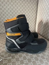 Orig. GEOX Kinder Winter Stiefel Schnee Schuhe Boots Gr. 37 Schwarz
