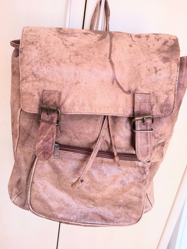 Wasserbüffel-Lederrucksack