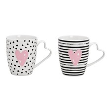 Tasse kaffeebecher herz dekor - tasse,