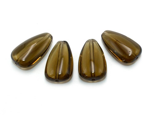 Glasperlen groß als tropfen - 4,