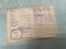 NVA LKW Armee W 50 LA - A Zulassungschein 1974 Allrad 4x4 Ludwigsfelde