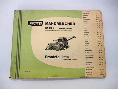 Orig fahr m88 mähdrescher - fahr,