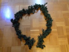 Weihnachtsgirlande Tannengirlande Girlande Weihnachtsdeko Basteln Advent 2m #27