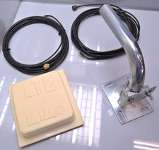 SET LTE RICHTFUNKANTENNE 790-960MHz 2x14dBI 2x 10M KABEL 2,4GHz + HALTER (B4427)