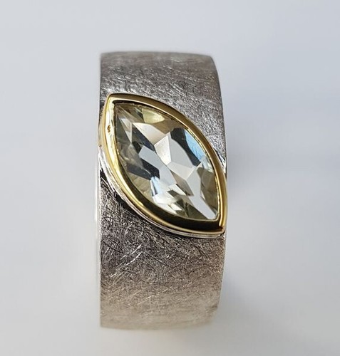 Campur ring 925ér silber matt - ring,