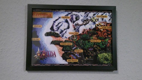 Zelda karte print poster - zelda,