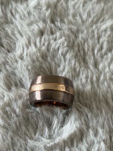 Emporio armani ring gold - emporio,