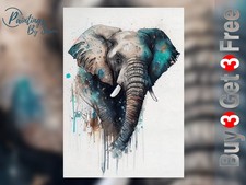 Elefantenporträt | 5"x7"