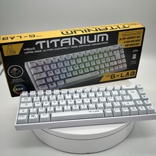 G-LAB Keyz Titanium – Kabellose 65% RGB Gaming-Tastatur (AZERTY)
