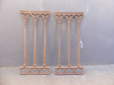 Antikes Zaunelement Eisen gotisch Frankreich historisch 77x35 cm Deko Zaun