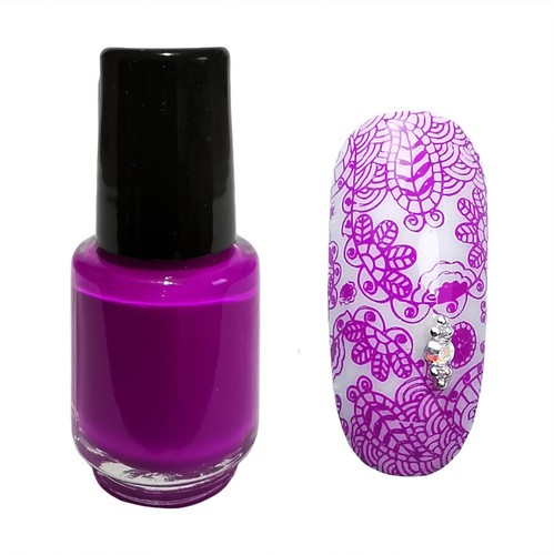 Stamping lack 5ml neon lila - 4,5ml,