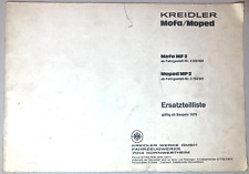 Ersatzteilliste Katalog Kreidler MF2