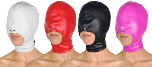 Bdsm maske mit offenem - maske,