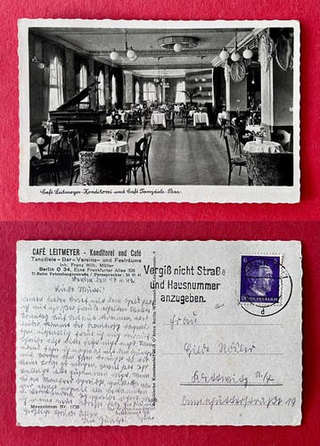 Berlin 1942 café - ak, leitmeyer