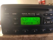Autoradio Ford 6000 CD RDS EON Focus Mondeo Fiesta Transit Galaxy mit Code dabei