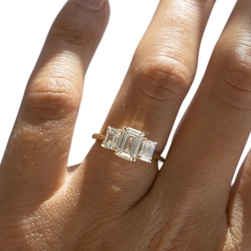 Diamant ehering 14k gelbgold - ehering,