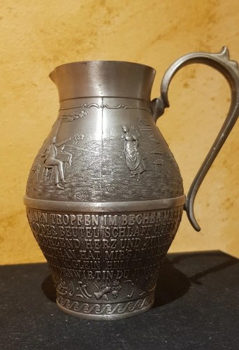Zinnwasserkanne 15cm - ca.,