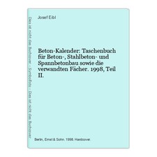 Beton-Kalender: Taschenbuch