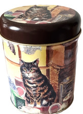 Dose mit Katzenmotiv -