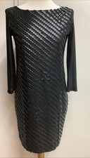 Ana Alcazar Damen Kleid Abendkleid Party Cocktail Elegant Festlich Schwarz 34  