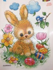 Fensterbild Bendig Din A4 Fensterfolie Ostern Osterhase 77