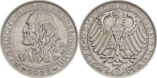 Reichsmark 1928 dürer - 1928,