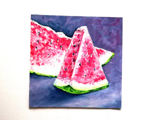 Wassermelonen scheibe - wassermelonen,