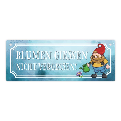Blumen gießen nicht - , vergessen