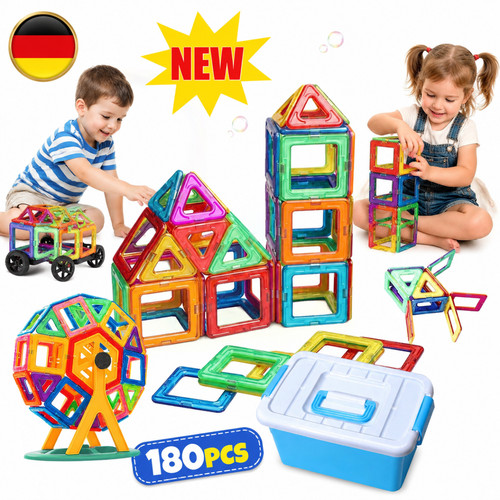180 stk magnetische - magnetische, bausteine