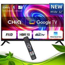 CHiQ 32 Zoll Fernseher LED Smart TV Full HD HDR Google Dolby WLAN Bluetooth NEU