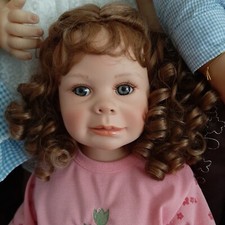 Künstlerpuppe "Alicia" Monika Peter- Leicht ., Inkl. Zertifikat