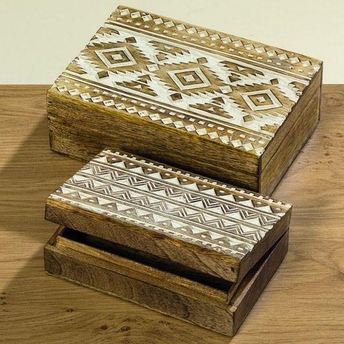 2er set box pattern - box,