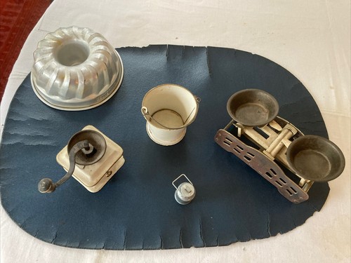Blech kaffeemühle jugendstil - blech-,