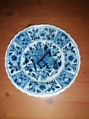 Wandteller delfter blau tief - delfter,
