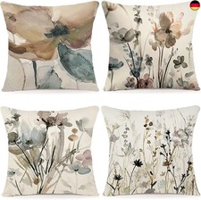 YCOLL Blumen Kissenbezug 40x40