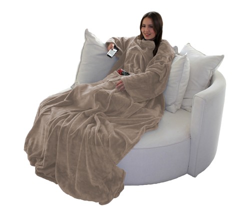 Flauschige decke mit - tv-decke,