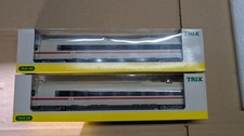 2  Trix Personenwagen ,  ICE Wagen  23964 + 23965  ,  bespielt , OVP