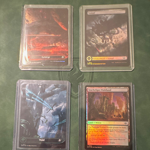 Magic the gathering land - magic:, 4x