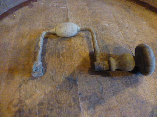Alte handbohrmaschine hand - alte,