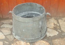 alte große  Zinkwanne