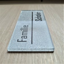 Namensschild Briefkastenschild