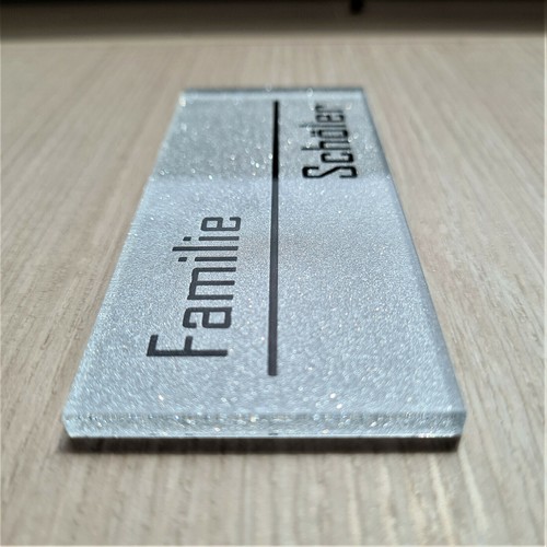 Namensschild briefkastenschild - namensschild,