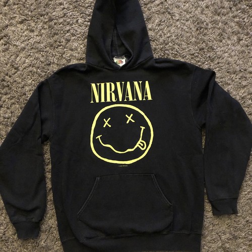 Nirvana hoodie vintage - nirvana, smiley