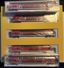 Brawa 64528 + 2x 64530 Twindexx Vario 5tlg. DB Regio Spur N DC OVP Innenbel.