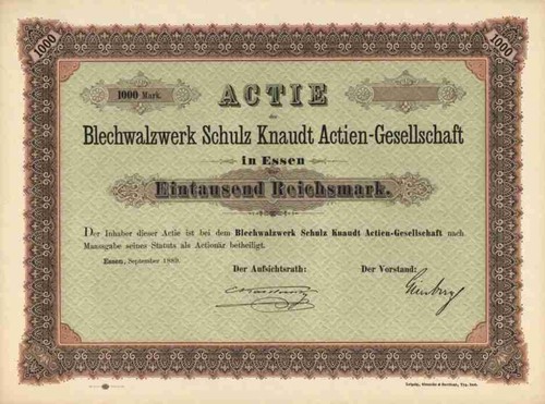 Blechwalzwerk schulz knaudt - schulz, ag