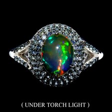 925 Sterling Silber Ring Oval